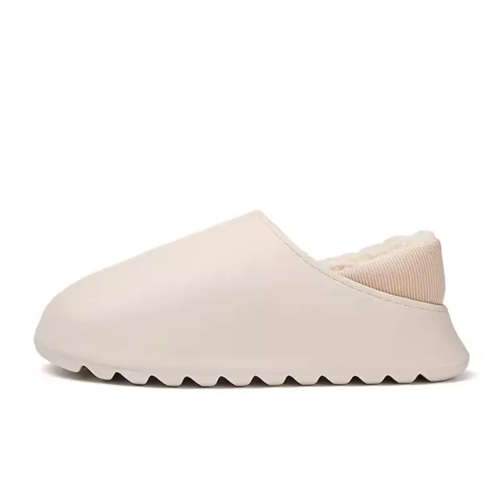 Cerlinor unisex sandalet, bej renk, kalın dalgalı tabanlı rahat ayakkabı