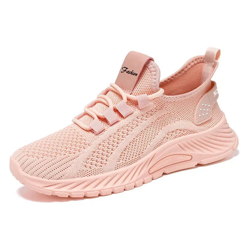 Doryn kadın sneakers, pembe dokulu tabana sahip atletik ayakkabılar