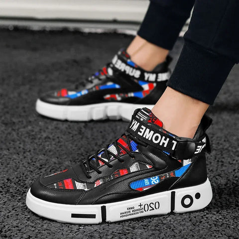 Renkli yüksek top spor ayakkabı, Silira unisex converse grafik ve yazılarla