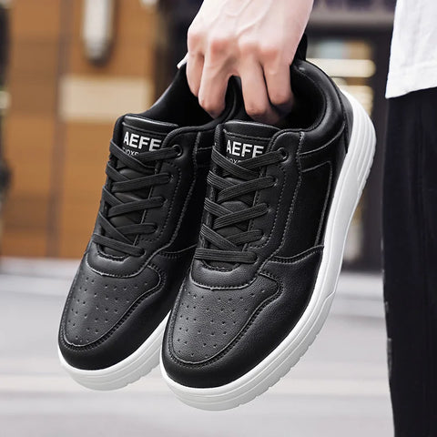 Mavella unisex sneakers, siyah NEFF marka ve beyaz tabanlı spor ayakkabı