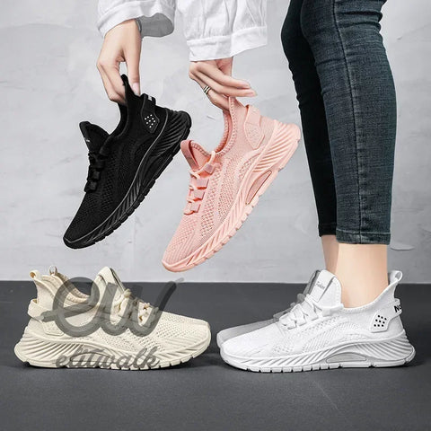 Doryn kadın sneakers koleksiyonu, siyah, pembe, bej ve beyaz renkte