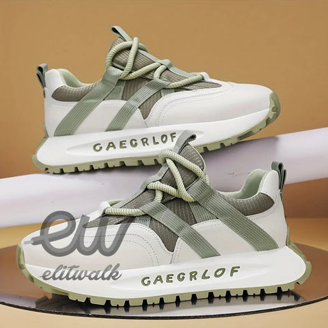 GAEORLOF markalı beyaz ve açık yeşil Draxon erkek sneakers