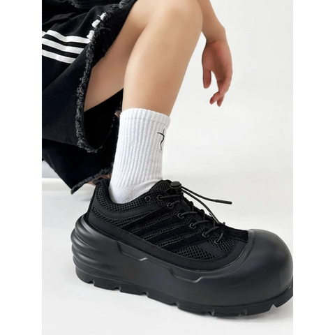 Montera erkek chunky platform sneaker with thick soles and laces for stylish comfort