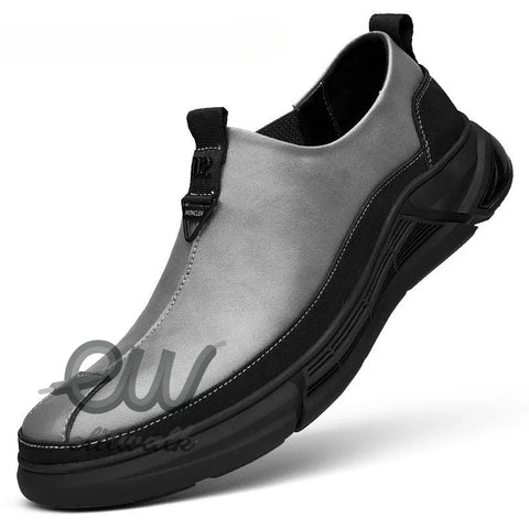 Sleek gray and black Sorlin günlük ayakkabı with a chunky sole for stylish comfort